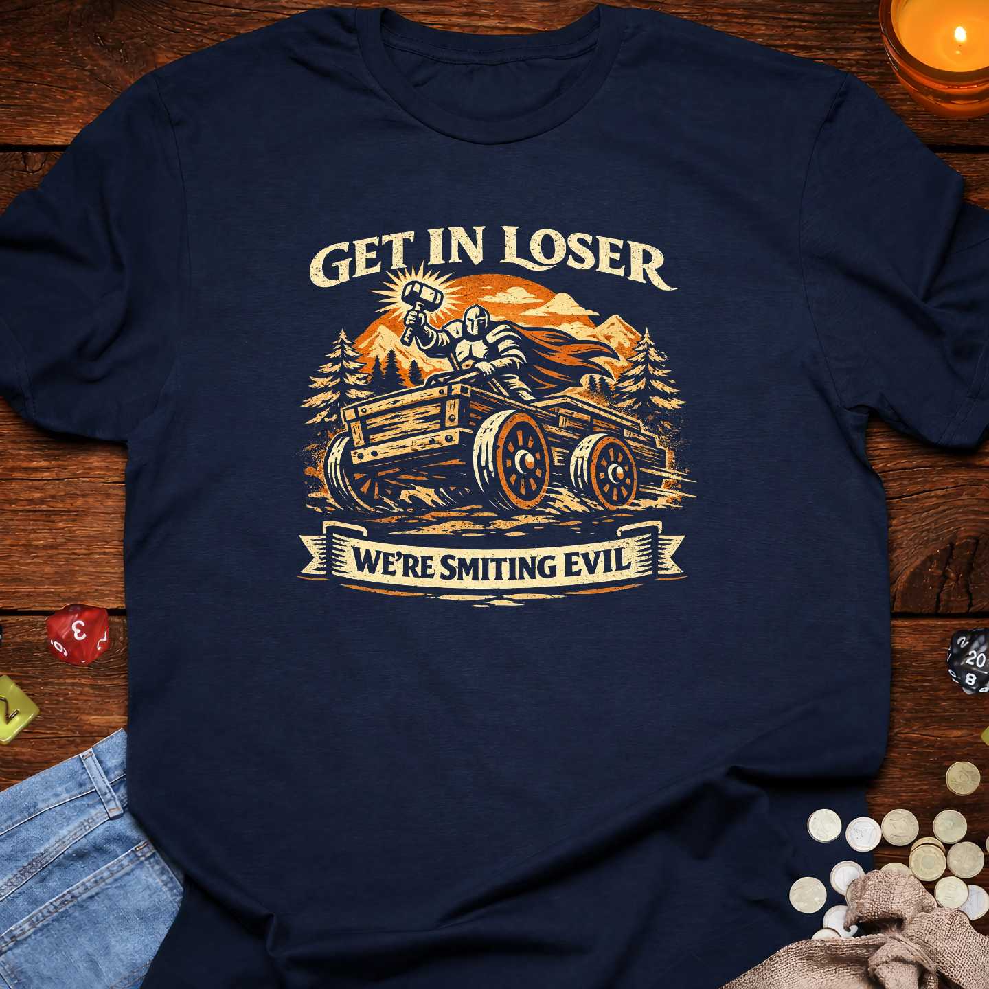 Get In Loser Smiting Evil