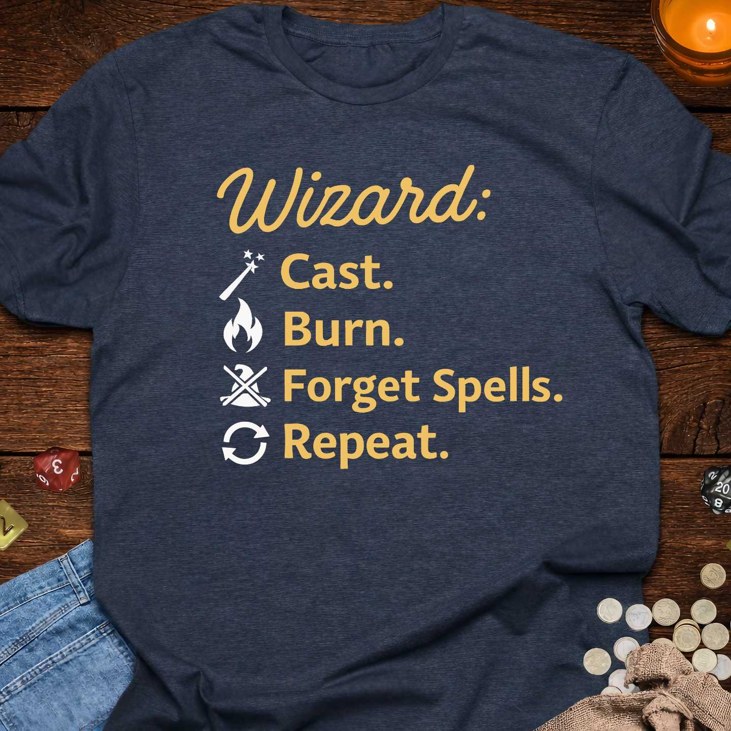 Wizard Cast Burn Forget