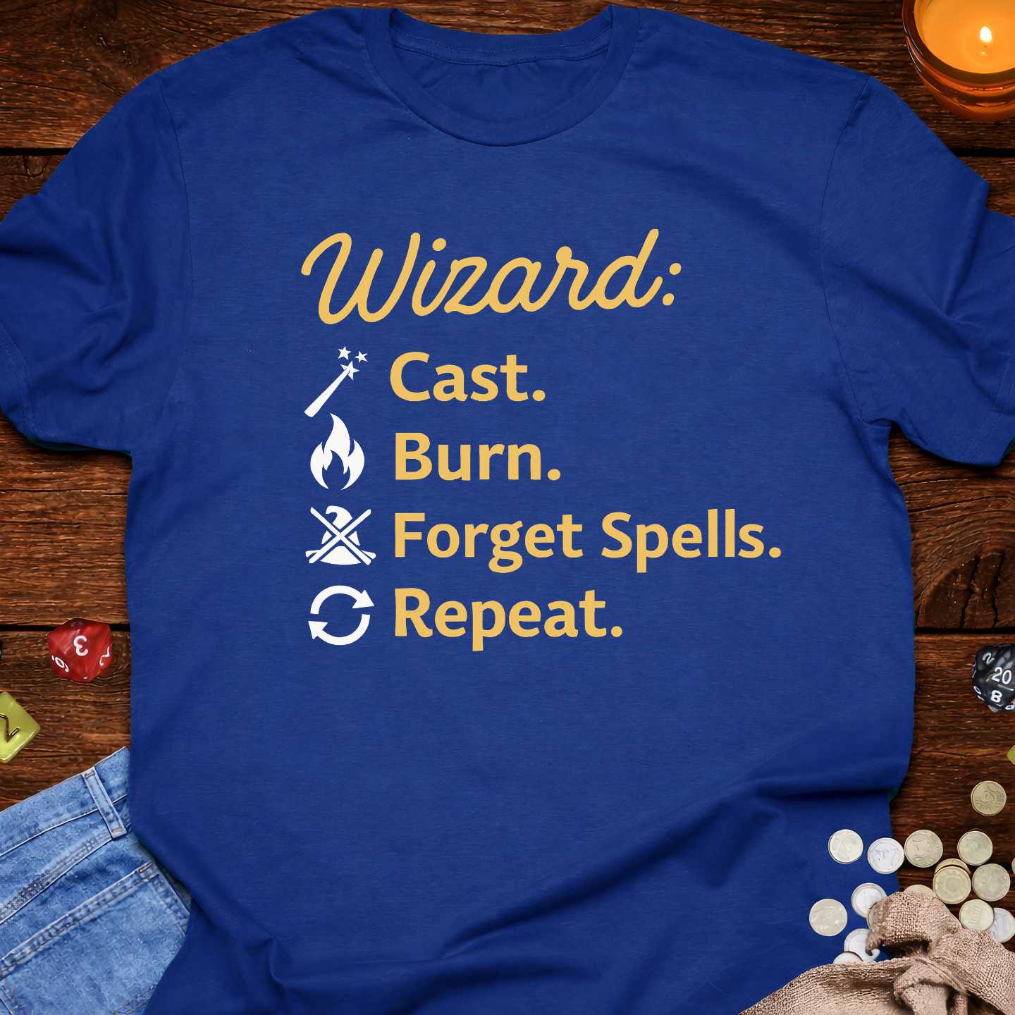 Wizard Cast Burn Forget