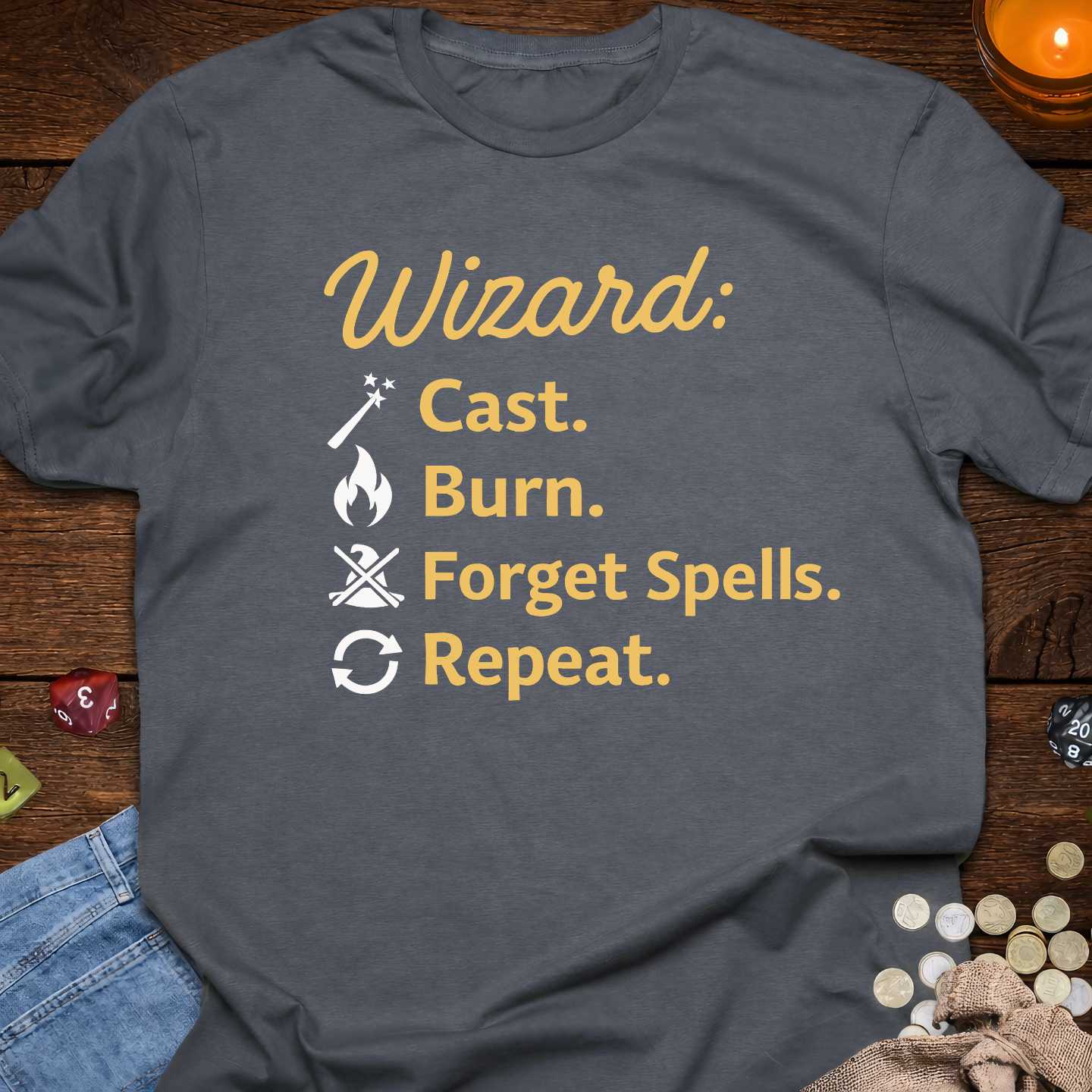 Wizard Cast Burn Forget